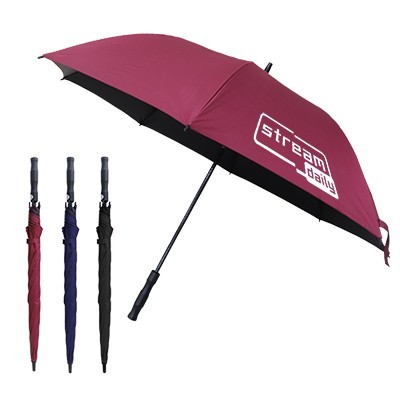 27" Auto-Open Inner Black Coated Quality Golf Big Umbrella 01